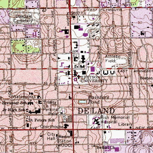 Topographic Map of Robert M Conrad Research and Education Center, FL