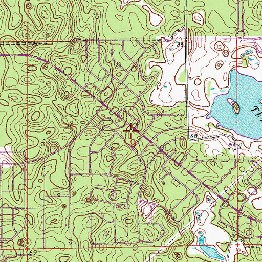 Topographic Map of Cornerstone Christian Church, FL