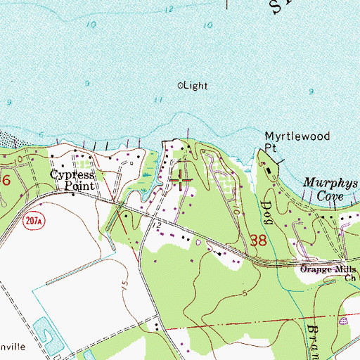 Topographic Map of Grubbs Mobile Home Club, FL