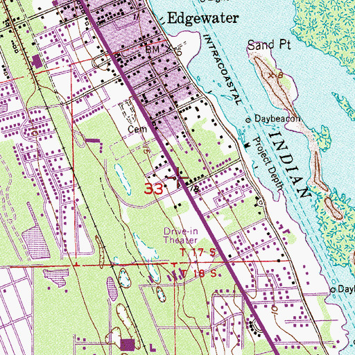 Topographic Map of Kopec Trailer Park, FL