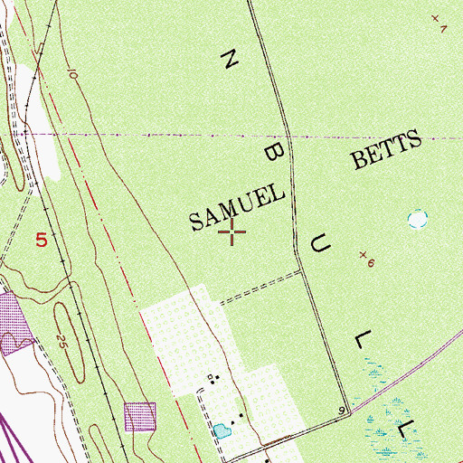 Topographic Map of Magnolia Village Mobile Home Park, FL