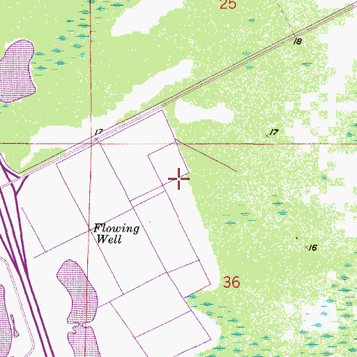 Topographic Map of Deercreek Country Club, FL