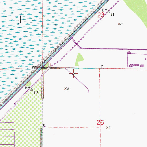 Topographic Map of Broward County Civic Arena Heliport, FL