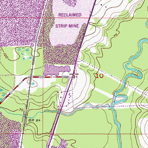 Topographic Map of Hammock Lake Mobile Estates, FL