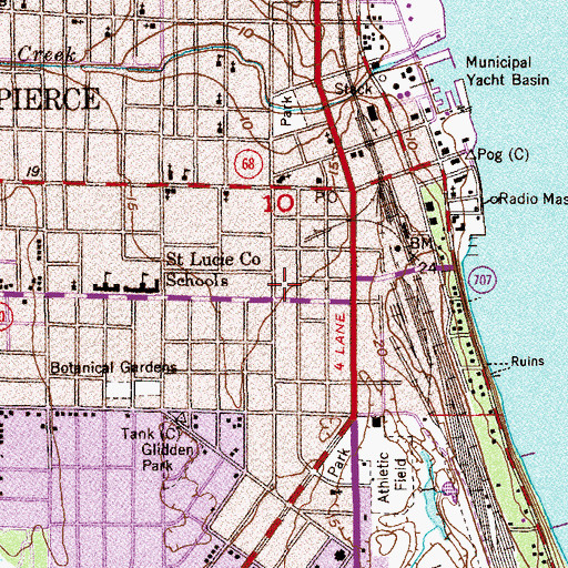 Topographic Map of Covenant Reformed Presbyterian Church, FL