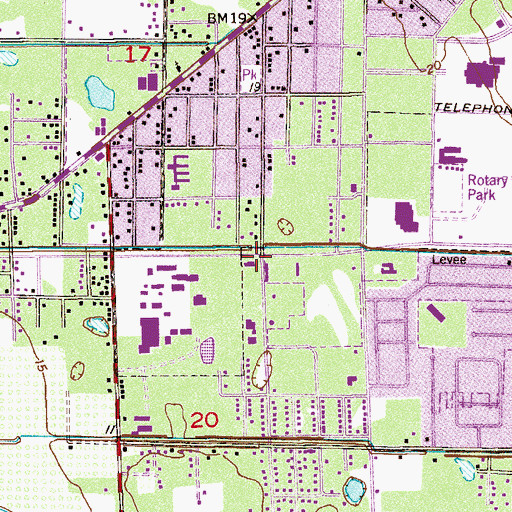 Topographic Map of The Church of Jesus Christ of Latter Day Saints, FL