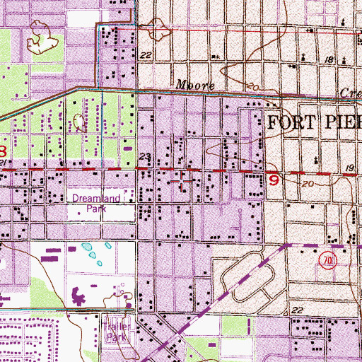 Topographic Map of Victory Temple of Jesus Christ, FL