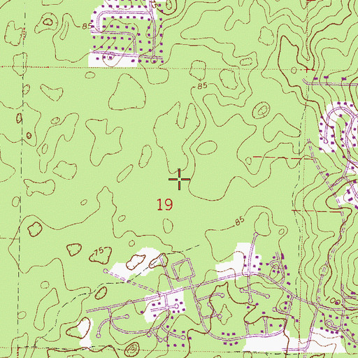 Topographic Map of Forest Lake Golf Club, FL