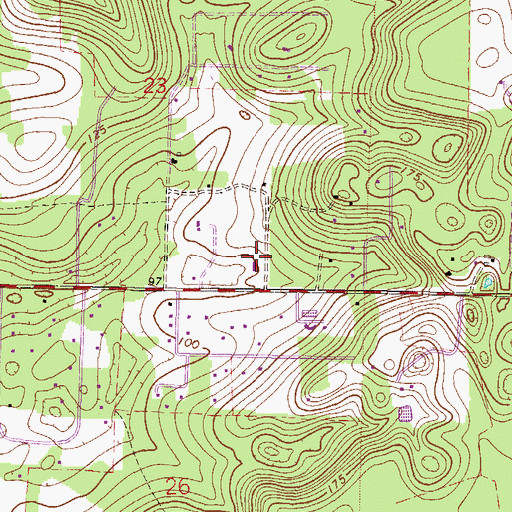 Topographic Map of Abundant Grace Community Church, FL