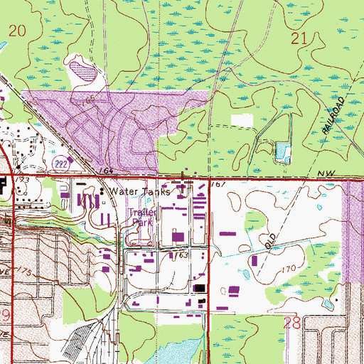 Topographic Map of Seraphim Center and Chapel, FL