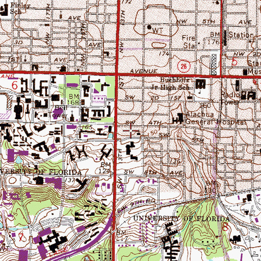 Topographic Map of The Church of Jesus Christ of Latter Day Saints, FL