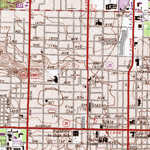 Topographic Map of The Church of Jesus Christ of Latter Day Saints, FL