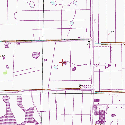 Topographic Map of Gateway Golf and Country Club, FL