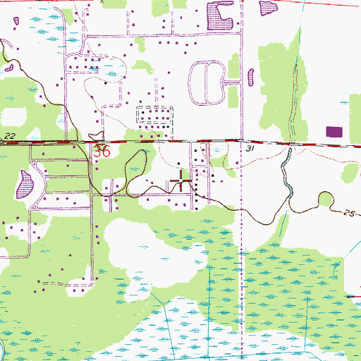 Topographic Map of Miraham Trailer Park, FL