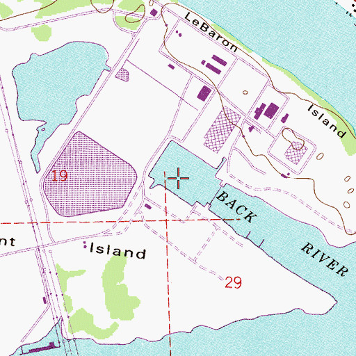 Topographic Map of Gate Maritime Properties Berth 1, FL