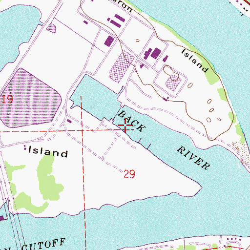 Topographic Map of Gate Maritime Properties Berth 3, FL