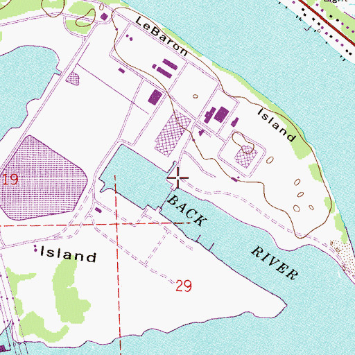 Topographic Map of Gate Maritime Properties Berth 4, FL