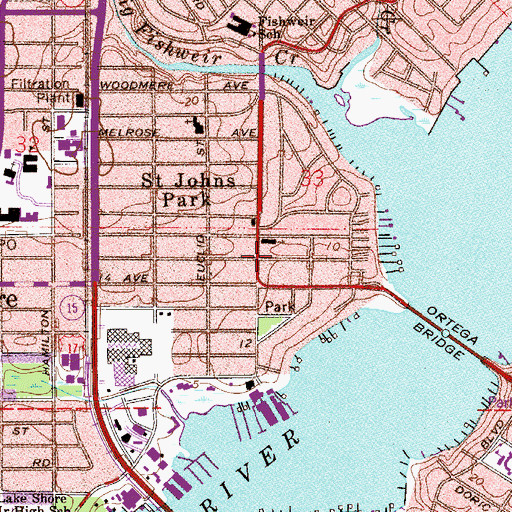 Topographic Map of G Howard Bryan Museum of Southern History, FL