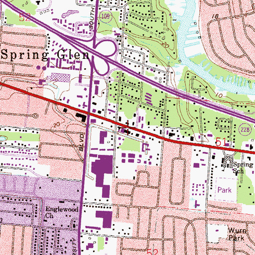 Topographic Map of House of Reptiles, FL