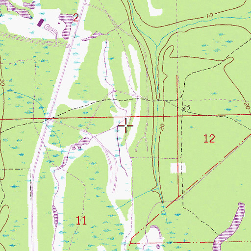 Topographic Map of High Point Country Club, FL