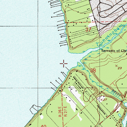 Topographic Map of Amity Anchorage Marina, FL