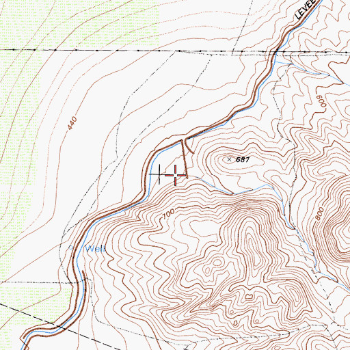 Topographic Map of Little Sycamore Canyon, CA