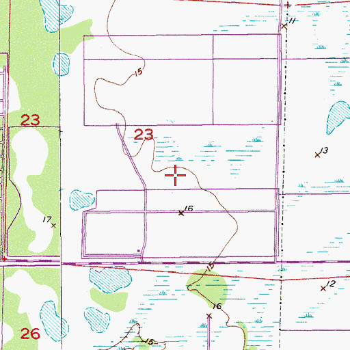 Topographic Map of Florida Atlantic University John D MacArthur Campus Administration Building, FL