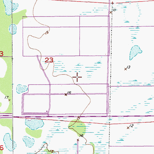 Topographic Map of Florida Atlantic University John D MacArthur Campus Education Building, FL