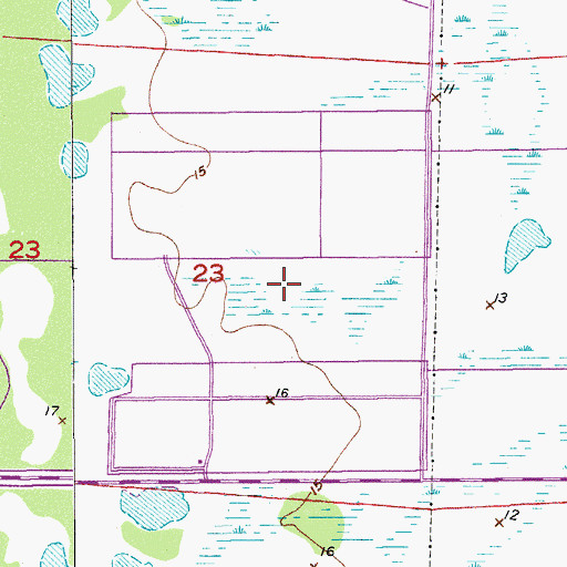 Topographic Map of Florida Atlantic University John D MacArthur Campus Hibel Fine Arts, FL