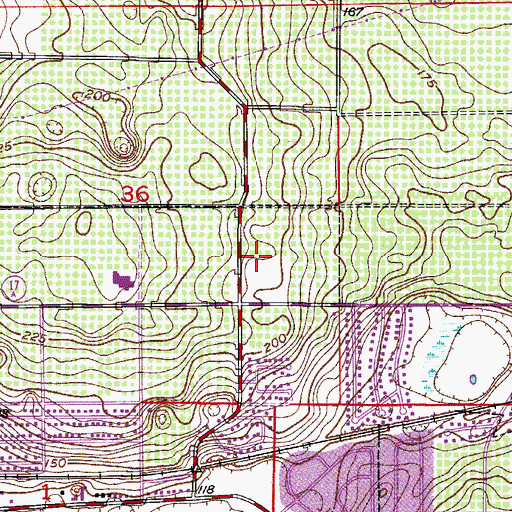 Topographic Map of Anton Brees Carillon Library, FL