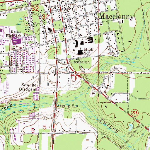 Topographic Map of The Church of Jesus Christ of Latter Day Saints, FL