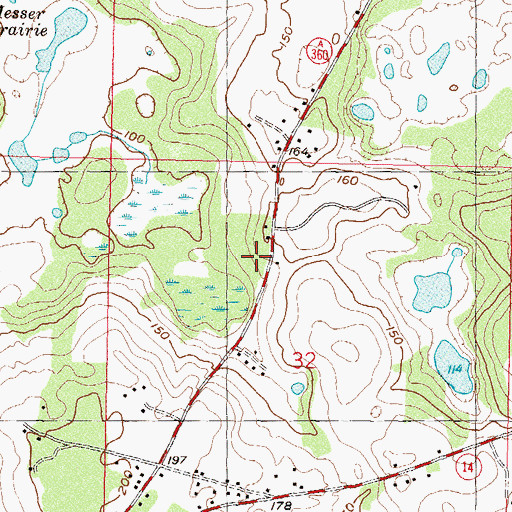 Topographic Map of Faith House of Prayer Holiness Church, FL