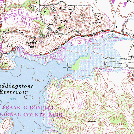 Topographic Map of Live Oak Wash, CA