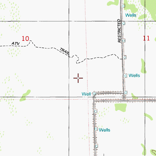 Topographic Map of WMYM - AM (Miami), FL