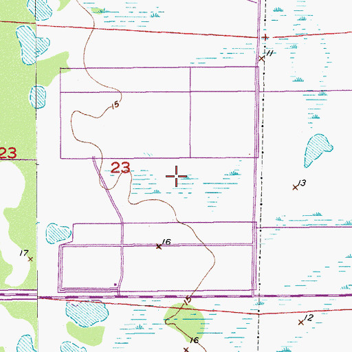 Topographic Map of Florida Atlantic University John D MacArthur Campus Hibel Museum, FL