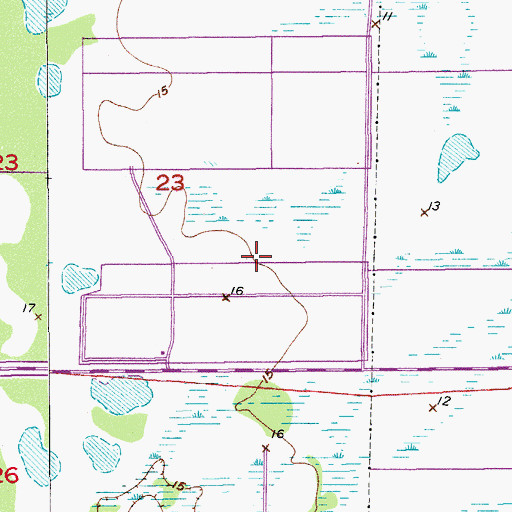 Topographic Map of Florida Atlantic University John D MacArthur Campus Library, FL