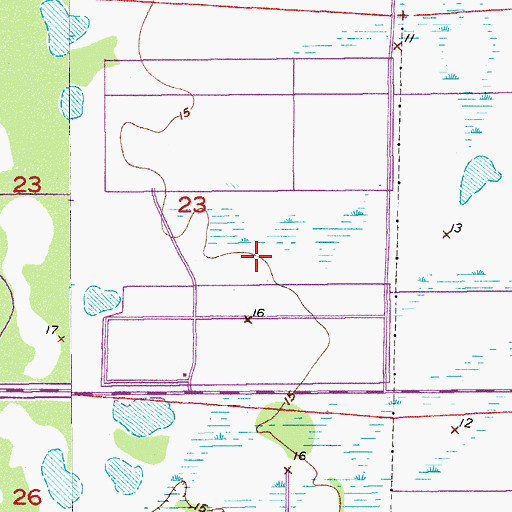Topographic Map of Florida Atlantic University John D MacArthur Campus Student Resources, FL