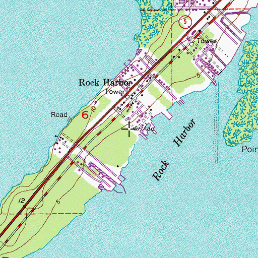 Topographic Map of Mariners Club, FL
