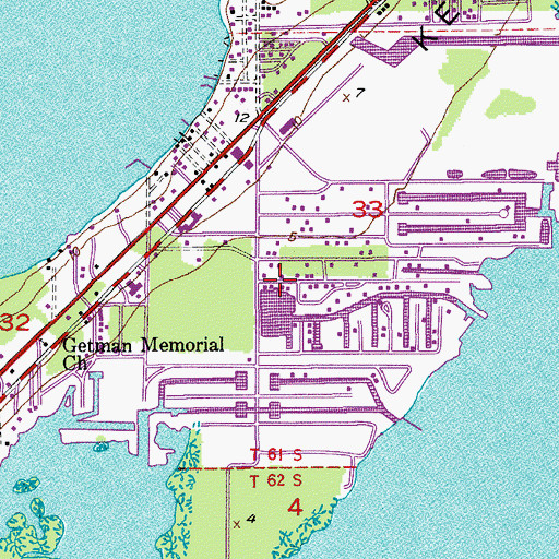 Topographic Map of Pilot House Marina, FL