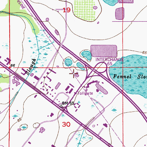 Topographic Map of Ibis Golf and Country Club, FL