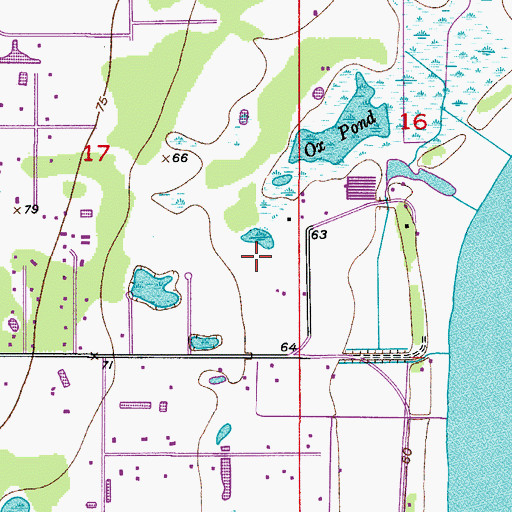 Topographic Map of Imperial Golf Club, FL