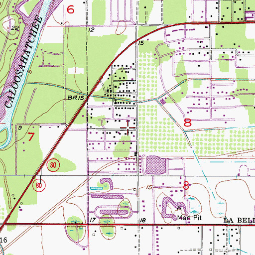 Topographic Map of Church of Peace, FL