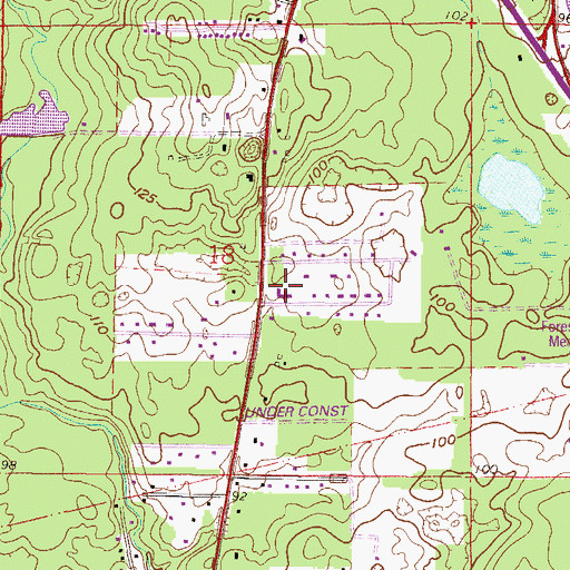 Topographic Map of Christian Heritage Church, FL