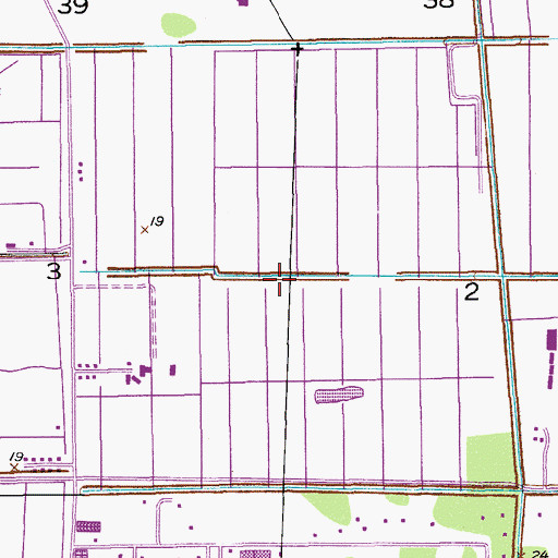 Topographic Map of John Prince Golf Center, FL