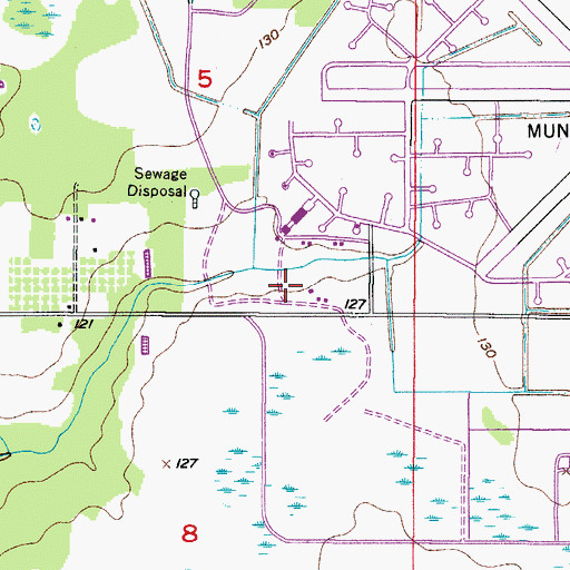 Topographic Map of Sun N Fun Air Museum, FL