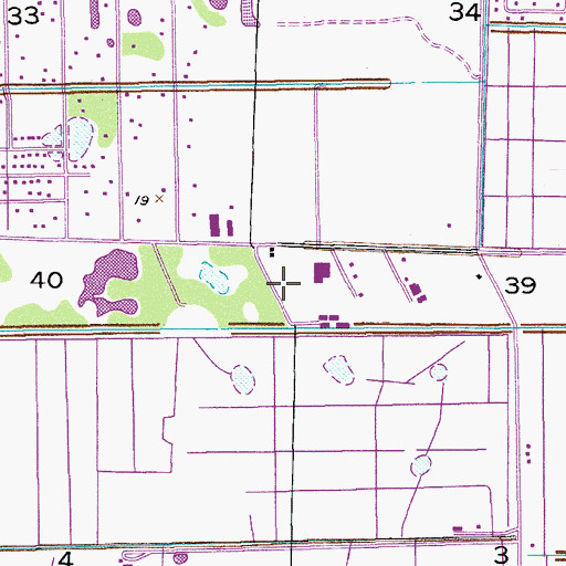 Topographic Map of Palm Beach Plantation Mobile Home Park, FL