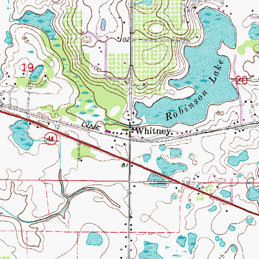 Topographic Map of Faiths Outreach Center, FL