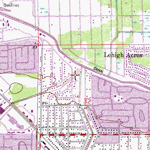 Topographic Map of Lehigh Acres Church of the Nazarene, FL