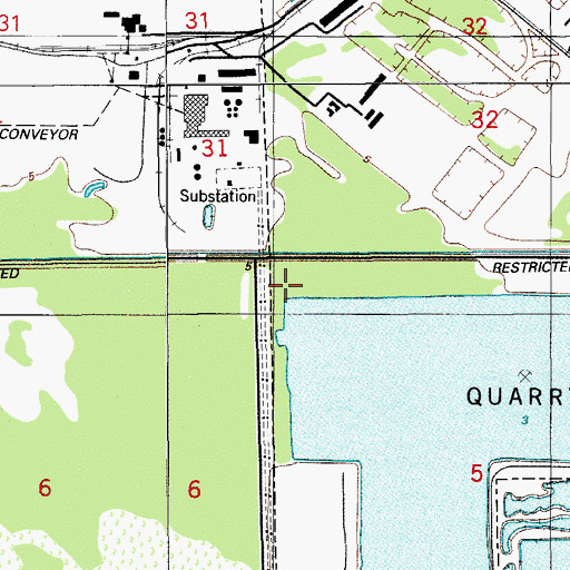 Topographic Map of Medley Lakeside Retirement Park, FL