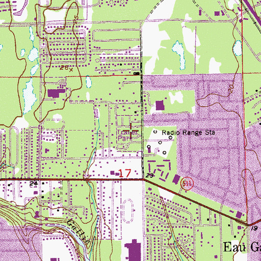 Topographic Map of Tan Tara Mobile Home Park, FL